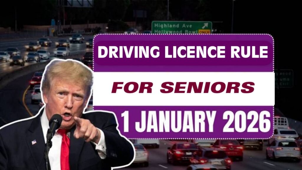 USA driving license rule for seniors 2026